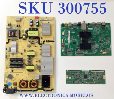 KIT DE TARJETAS PARA TV TCL  NUM DE PARTE 75S425 / MAIN 08-AU75CUN-OC400AA / 40-MST10P-MAD4HG / FUENTE 08-L402WA4-PW200AB / 40-L402H8-PWD1CC / T-CON 5575T11C02  / 65T53-C01 CTRL BD / PANEL LVU750NDBL AD9W00 V1 / MODELOS 75S425 